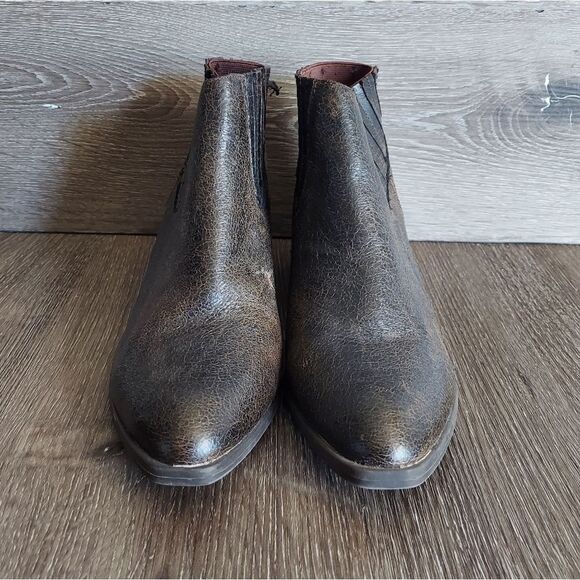 DV Dolce Vita Stella Knock Ankle Brown Bootie Size 9.5 - Picture 2 of 9